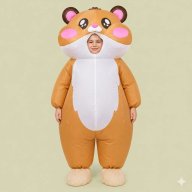 disfraz hamster- botarga inflable